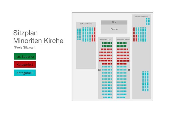 Classical Concerts in the Minorite Church - Tickets Vienna - Minoritenkirche: Vienna’s old-town setting for real music listening