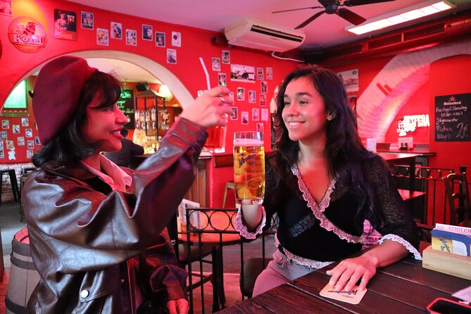 Friday Night Pub Crawl for Professionals in Vienna, Austria - Stop 3 at Funky Monkey: a DJ-led disco moment with tiki drinks