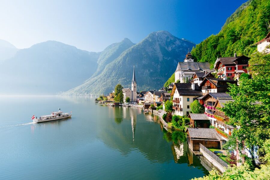 From Vienna: Full Day Trip to Hallstatt and Salzkammergut - Meeting at the front of Vienna State Opera, then out of the city