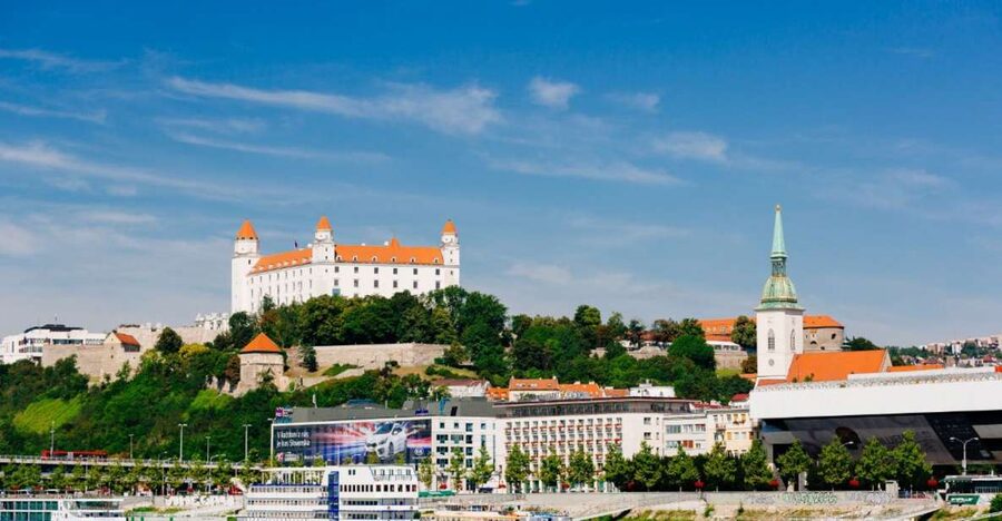From Vienna: Guided Tour to Bratislava with Speed Boat Ride - The Bratislava Old Town Walking Tour: Michael’s Gate to St. Martin’s Cathedral