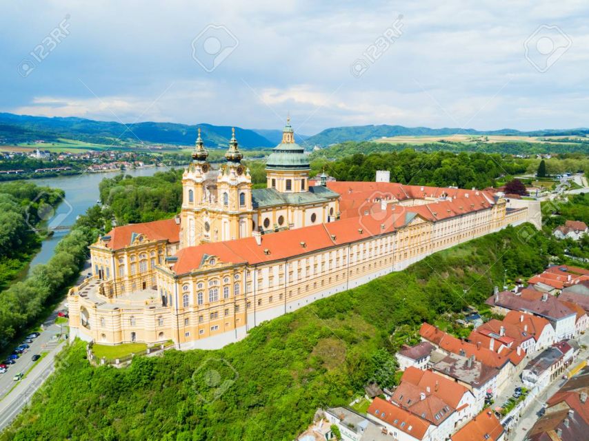 From Vienna: Melk, Salzburg, and Hallstatt Private Tour - Melk Abbey: A Benedictine Giant Above the Danube