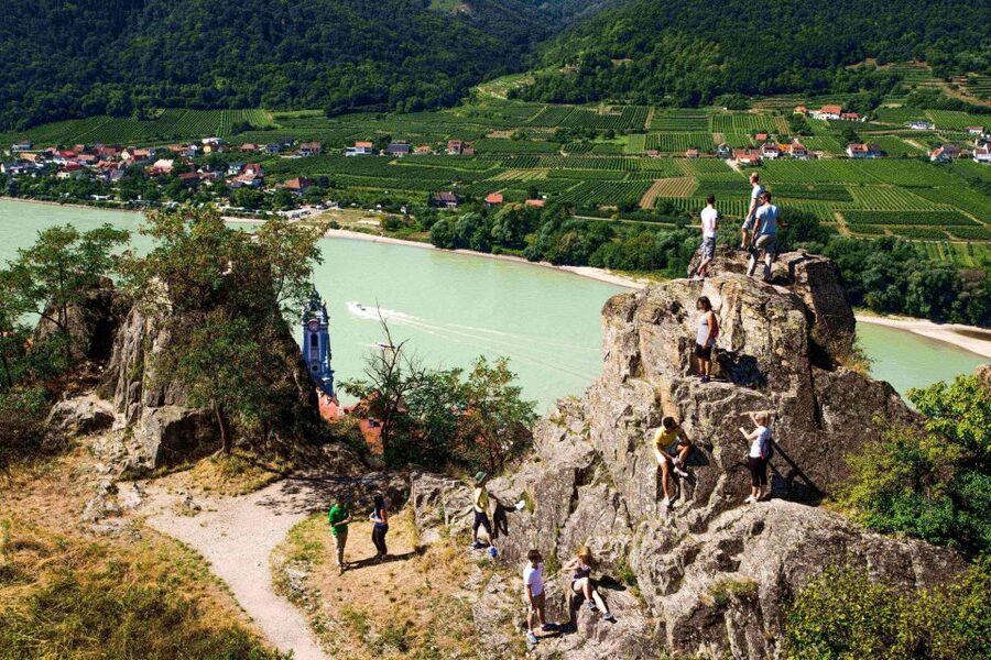 Grape Grazing: Wachau Valley Winery Biking Tour - Dürnstein free time and lunch: build your own castle-view plan