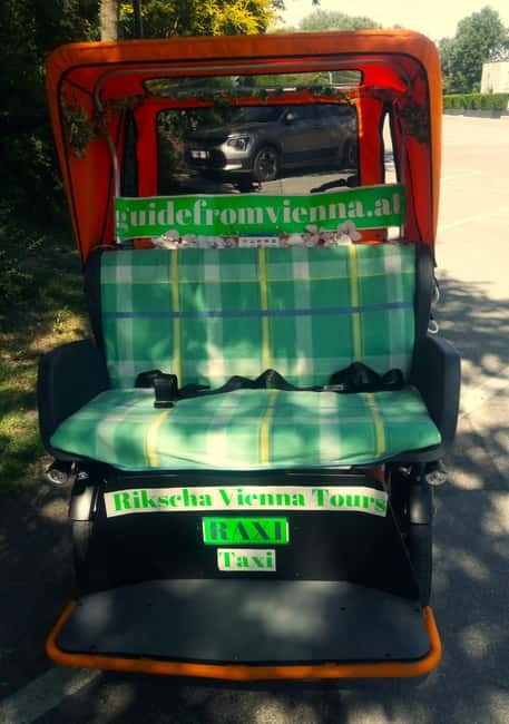 RAXI (Electric Rickshaw) Vienna Tours with two options - Weather limits and the plan B if the ride cannot happen