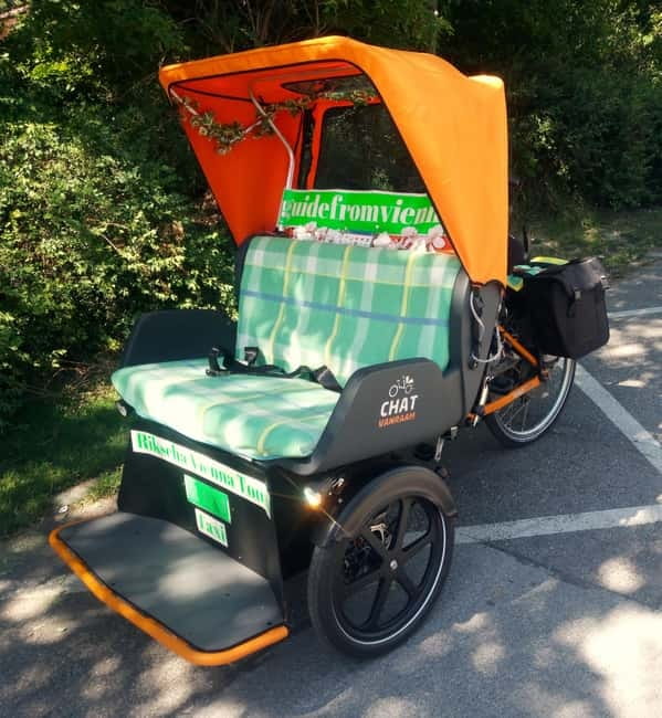 RAXI (Electric Rickshaw) Vienna Tours with two options - Meeting point and pickup options without the headache