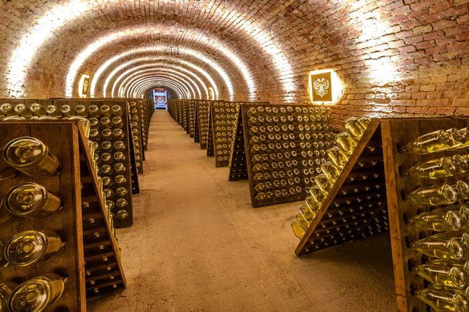 Schlumberger Sparkling Wine Cellar World Entrance Ticket in Vienna - The tasting: included glass, possible five-sample upgrade, and what to expect