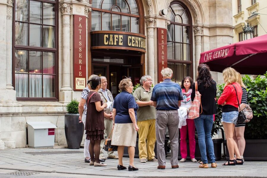 Sweet Vienna Tour: Home of Cakes and Cafe Culture - Meeting Outside the Tea Shop, and What Exterior-Only Really Means