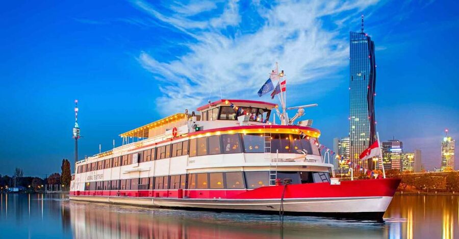 Vienna: 3.5-Hour Danube 70s, 80s, 90s Party Cruise w/ Dinner - The 3.5-hour cruise experience: what you get in real time