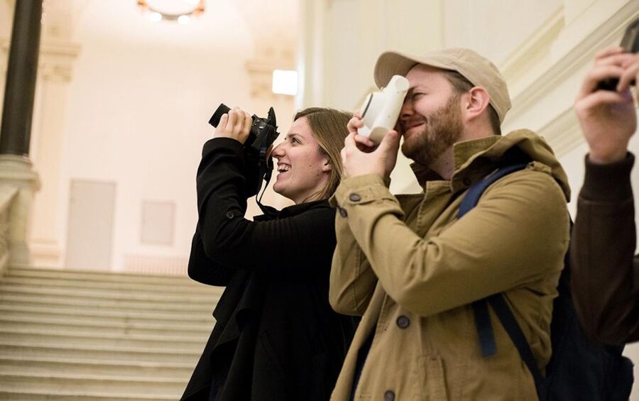 VIENNA AT NIGHT: Photo Tour of the Most Beautiful Buildings - Getting That Unique Photo Plus the Snack Break