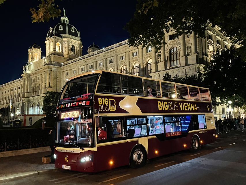 Vienna: Big Bus City Highlights Night Tour with Live Guide - Stops That Feel Like Stories: Why the Live Guide Matters