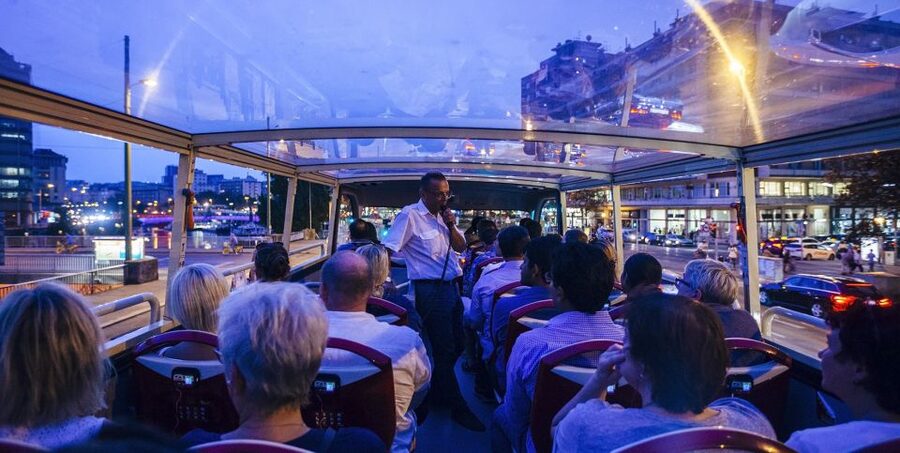 Vienna: Big Bus City Highlights Night Tour with Live Guide - Getting On at Opera, and Why Timing Matters More Than You Think