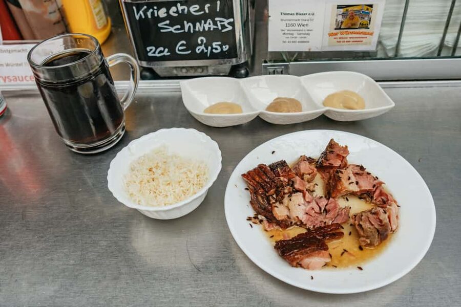Vienna: Guided Foodie Walking Tour with Tastings and Coffee - Naschmarkt: famous, yes, but you still get a guided payoff