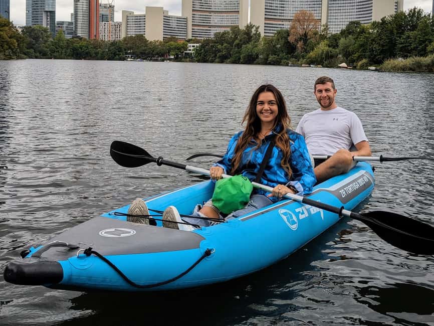 Vienna: Guided Kayaking Tour - How hard is kayaking here, and when you can swim