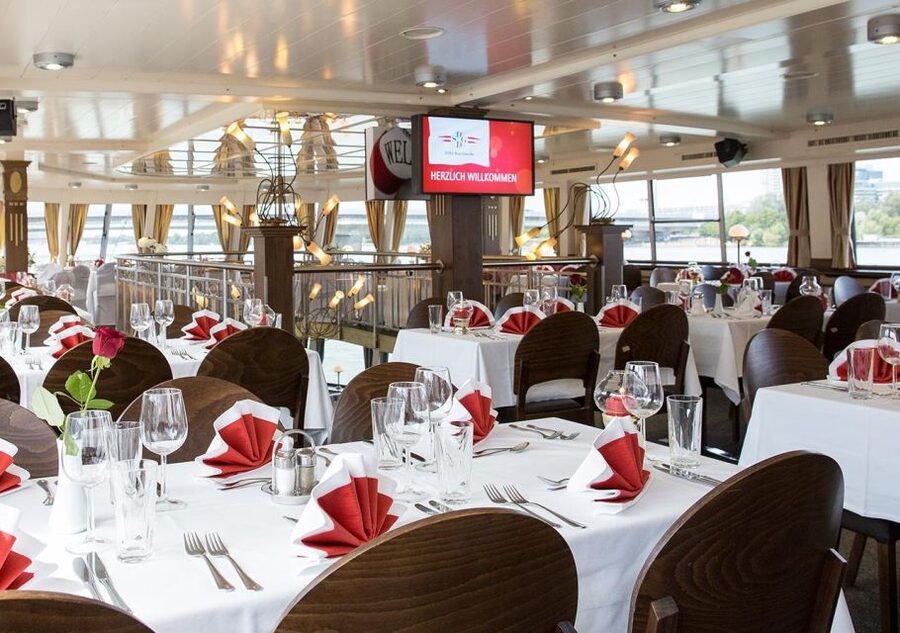 Vienna: Heurigen Cruise with Viennese Songs and Buffet - The Ship Experience on MS Admiral Tegetthoff