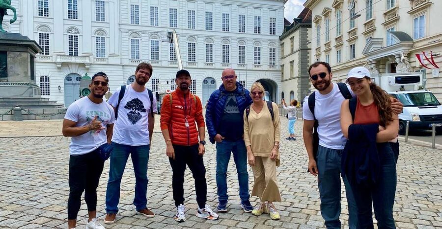 Vienna: Hofburg Palace and Principessa Sissi Tour - Finding your guide under the Italian umbrella at Josefsplatz