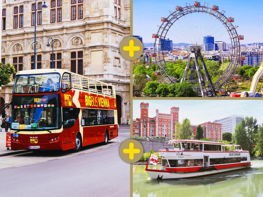 Vienna: Hop-on Hop-off, Ferris Wheel, and River Cruise - Key things to know before you ride