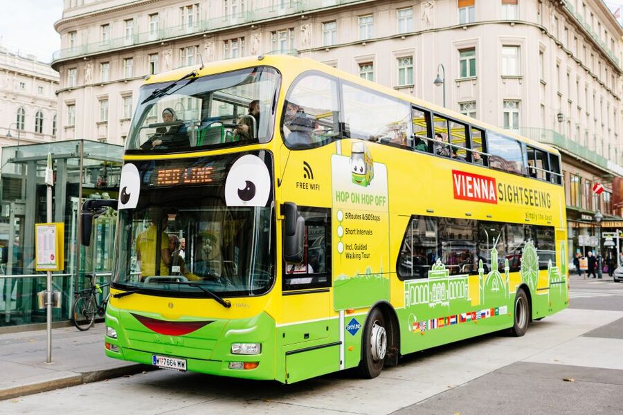 Vienna: Hop-On Hop-Off Sightseeing Bus Tour in 19 Languages - Red Line Ring Road highlights from the State Opera to the Burgtheater