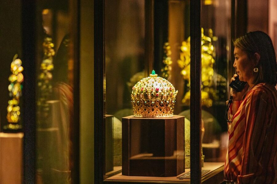 Vienna: Imperial Treasury in the Hofburg Palace - Holy Lance, the Holy Grail agate bowl, and other legendary objects in one room