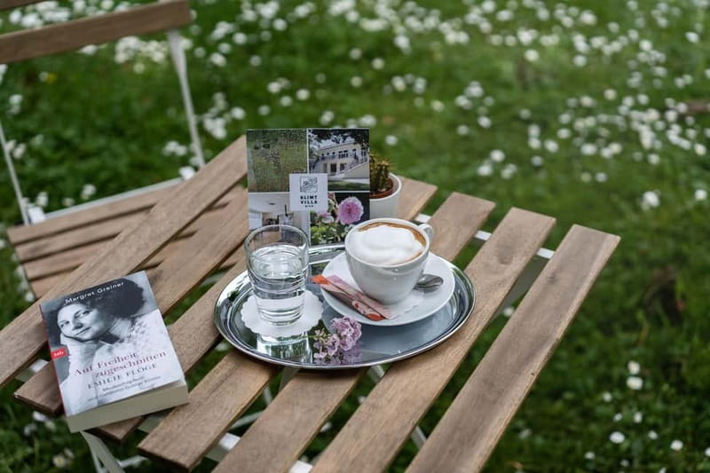 Vienna: Klimt Villa (Gustav Klimt Atelier & Museum) Ticket - Garden Café Break: Coffee and Cake in the Blooming Season