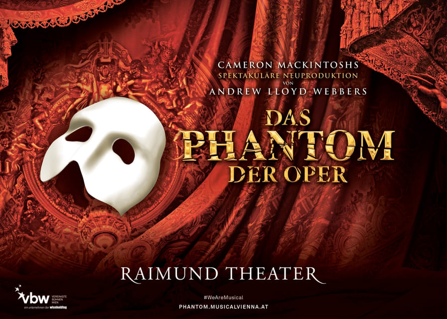 Vienna: Musical Tickets THE PHANTOM OF THE OPERA - Vienna Phantom Night: the Raimund Theater factor