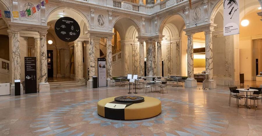 Vienna: New Hofburg Palace Audio-Guided Tour & Entry Ticket - Staircases and ornate rooms, the visual payoff between exhibits