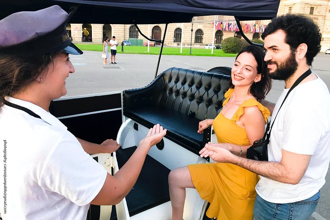 Vienna Oldtimer Tour (60 min) Incl. bottle of Prosecco - Hofburg Palace and the imperial core: where Vienna looks its most regal