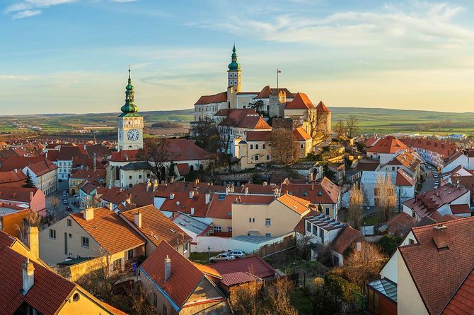 Vienna-Prague One-Way Sightseeing Tour Bus - Stop 1: Lednice Palace Gardens, Palm House, and the Minaret Tower Views