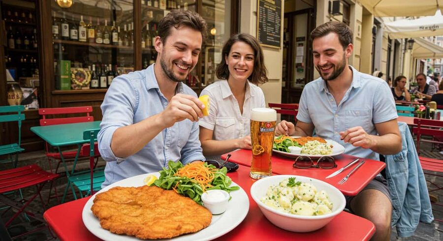 Vienna Private Full Day Tour – Tickets to Schönbrunn & Lunch - Anker Clock and Michaelerplatz: clever city theatrics and big ceremonial streets