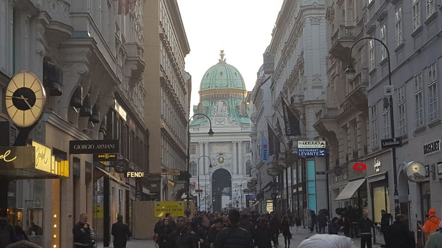 Vienna: Schönbrunn Palace and City Center Guided Tour - Graben and St. Stephen Cathedral: the Golden Triangle street moment