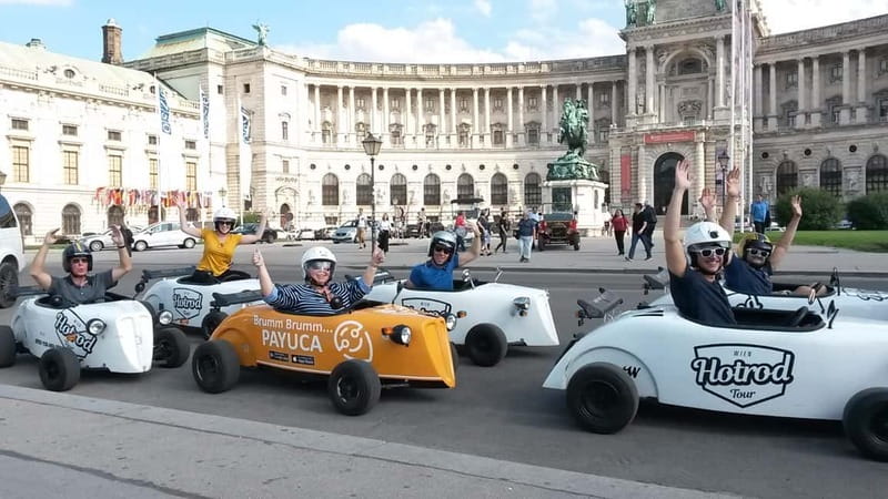Vienna: Sightseeing Tour in Hotrod - The Vienna Route: Schwedenplatz, MAK Museum, Stadtpark, and the Opera Area