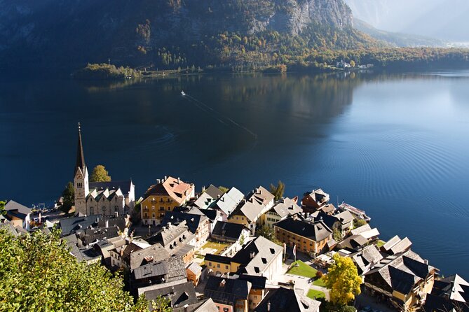 Vienna: small group tour Hallstatt with skywalk, boat, mine - The route and timing: Vienna Woods to Gmunden, then Traunsee, then Hallstatt