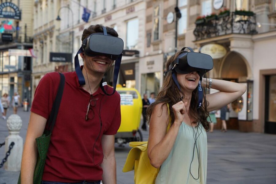 Vienna: Time Traveling Virtual Reality Sightseeing Tour - VR, audio, and guide languages: what you’ll actually hear